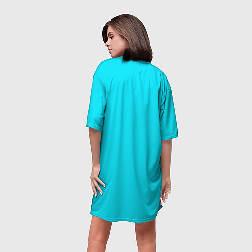 Женская длинная футболка Гоку / 3D-принт – фото 4