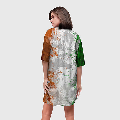 Женская длинная футболка Конор МакГрегор / 3D-принт – фото 4