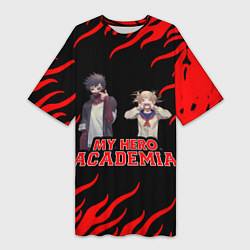 Футболка женская длинная My Hero Academia, цвет: 3D-принт
