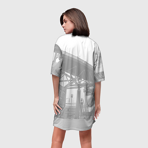 Женская длинная футболка GTA SanAndreas / 3D-принт – фото 4