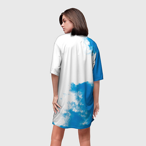 Женская длинная футболка ВДВ / 3D-принт – фото 4