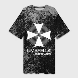 Футболка женская длинная UMBRELLA CORP, цвет: 3D-принт