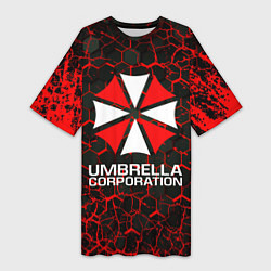 Женская длинная футболка UMBRELLA CORPORATION