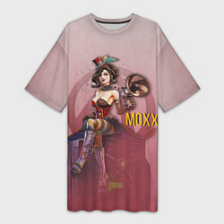 Футболка женская длинная Mad Moxxi, цвет: 3D-принт