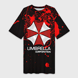 Женская длинная футболка UMBRELLA CORP