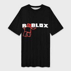 Женская длинная футболка Роблокс Roblox