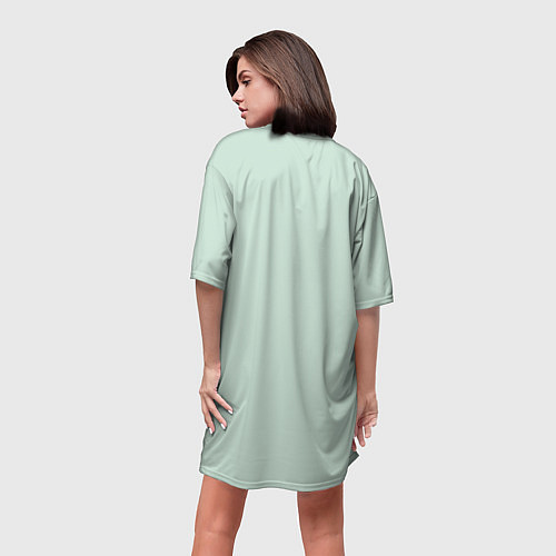 Женская длинная футболка КОРГИ / 3D-принт – фото 4