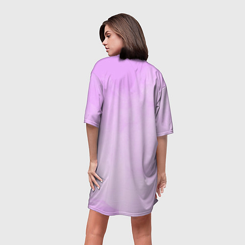 Женская длинная футболка Секс не предлагать / 3D-принт – фото 4