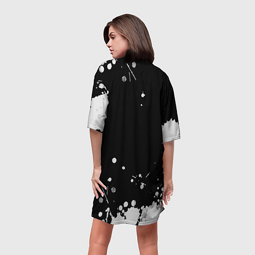 Женская длинная футболка Stray Kids / 3D-принт – фото 4