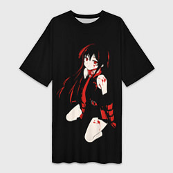 Женская длинная футболка Anime Girl
