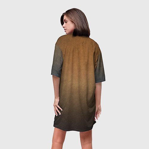 Женская длинная футболка HALF-LIFE / 3D-принт – фото 4
