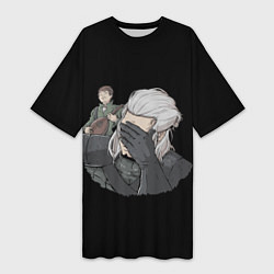 Женская длинная футболка The Witcher Facepalm