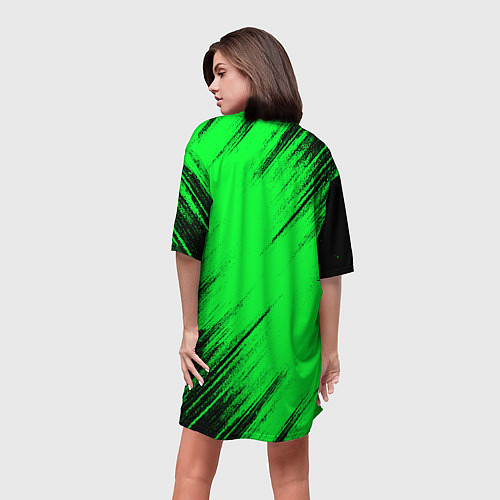 Женская длинная футболка NILETTO / 3D-принт – фото 4