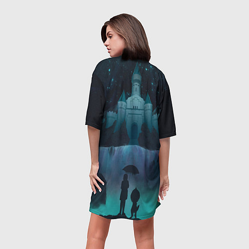 Женская длинная футболка UNDERTALE / 3D-принт – фото 4