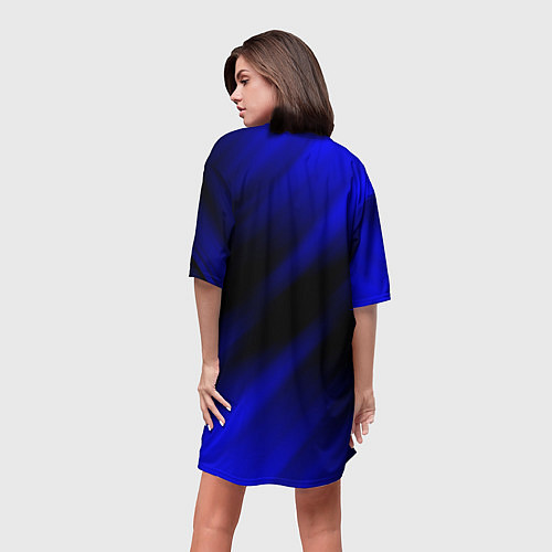 Женская длинная футболка SONIC / 3D-принт – фото 4