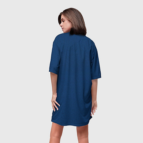 Женская длинная футболка КИСА С ТЕЛЕФОНОМ / 3D-принт – фото 4