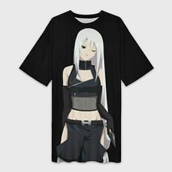 Футболка женская длинная Ninja Girl, цвет: 3D-принт