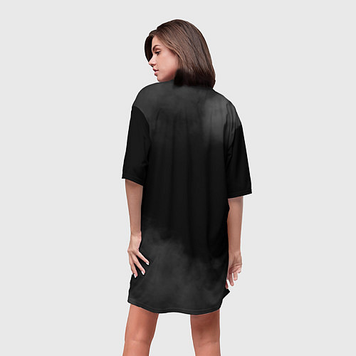 Женская длинная футболка SABATON / 3D-принт – фото 4