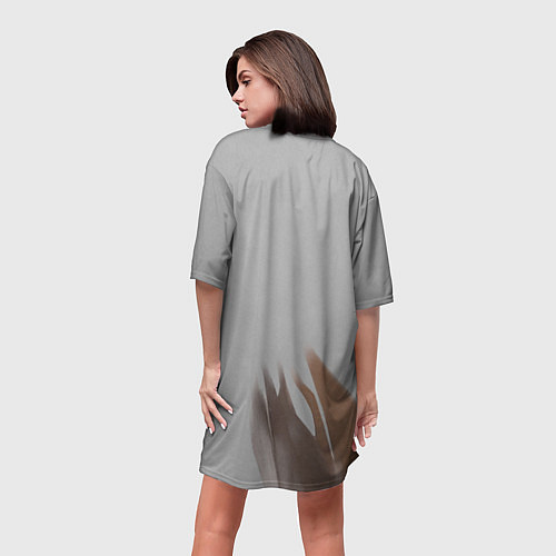 Женская длинная футболка Тёма Boulevard Depo / 3D-принт – фото 4