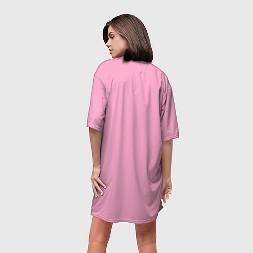 Женская длинная футболка Самоизоляция / 3D-принт – фото 4