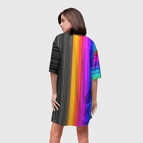 Женская длинная футболка SONIC 2020 / 3D-принт – фото 4