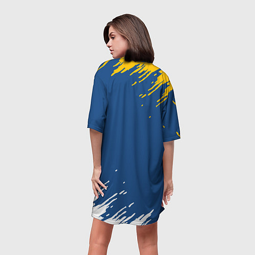Женская длинная футболка FALLOUT76 / 3D-принт – фото 4