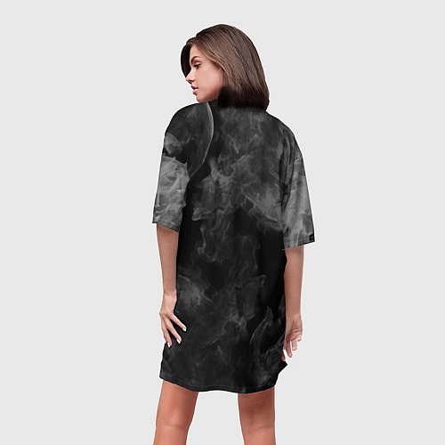 Женская длинная футболка JOJOS BIZARRE ADVENTURE / 3D-принт – фото 4