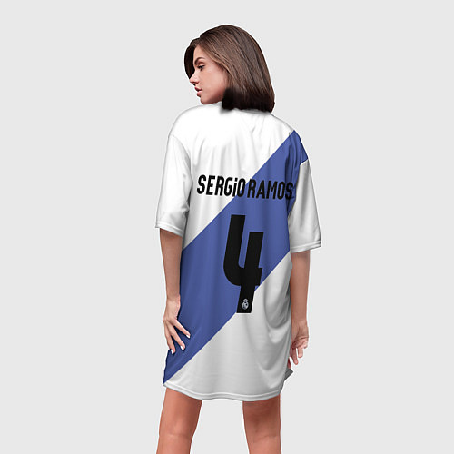 Женская длинная футболка Реал / 3D-принт – фото 4