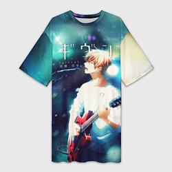 Женская длинная футболка Мафую Сато