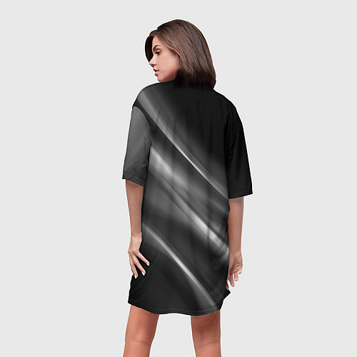 Женская длинная футболка CITROEN / 3D-принт – фото 4