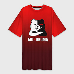 Женская длинная футболка Monokuma