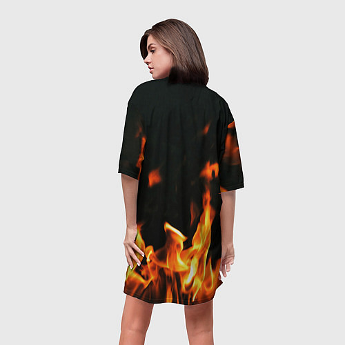 Женская длинная футболка FAIRY TAIL / 3D-принт – фото 4