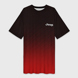 Женская длинная футболка Jeep спина Z