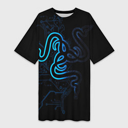 Женская длинная футболка RAZER