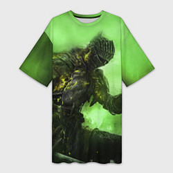 Футболка женская длинная DARK SOULS, цвет: 3D-принт