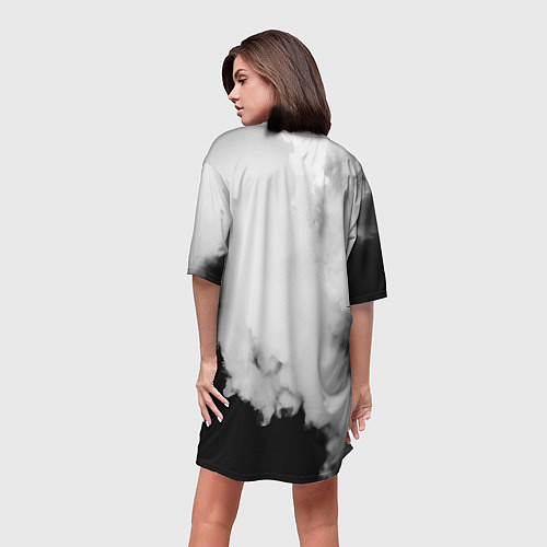 Женская длинная футболка MONSTER ENERGY / 3D-принт – фото 4