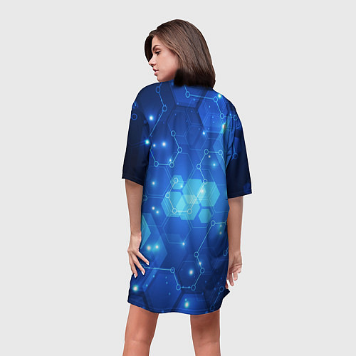 Женская длинная футболка BRAWL STARS NANI НАНИ / 3D-принт – фото 4