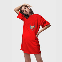 Футболка женская длинная ARSENAL, цвет: 3D-принт — фото 2
