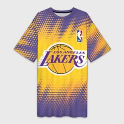 Женская длинная футболка Los Angeles Lakers