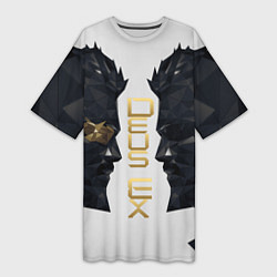 Женская длинная футболка Deus Ex