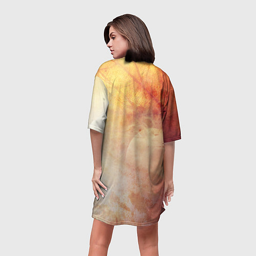 Женская длинная футболка Тодороки Шото / 3D-принт – фото 4