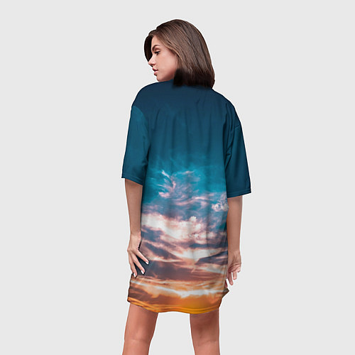 Женская длинная футболка BlackPink / 3D-принт – фото 4