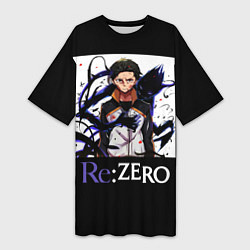 Женская длинная футболка Re zero