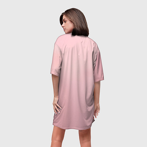 Женская длинная футболка ROBERT PATTINSON / 3D-принт – фото 4