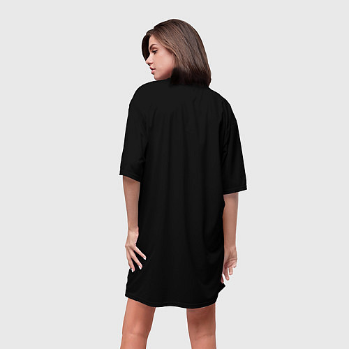 Женская длинная футболка KHABIB VS GAETHJE / 3D-принт – фото 4