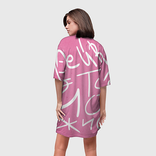 Женская длинная футболка Дети Rave / 3D-принт – фото 4