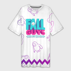 Женская длинная футболка Fall Guys