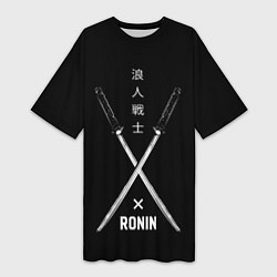 Футболка женская длинная Ronin, цвет: 3D-принт