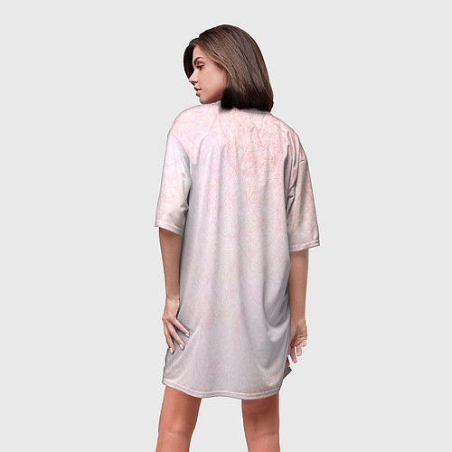 Женская длинная футболка Корбен Детка / 3D-принт – фото 4