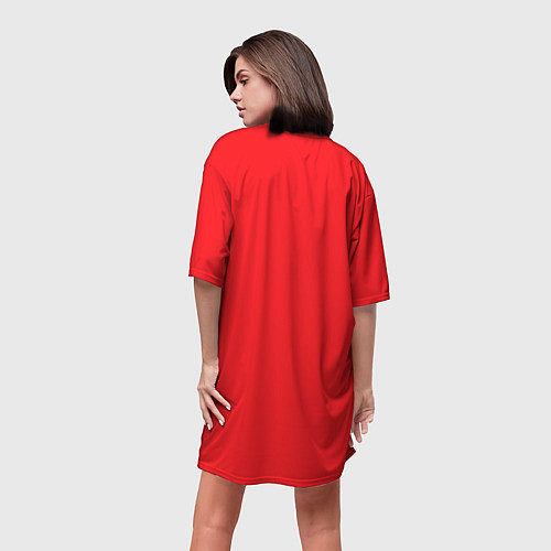 Женская длинная футболка VIVA LA / 3D-принт – фото 4